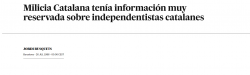 El grup ultraespanyolista Milícia Catalana sempre va tenir molta relació amb la policia espanyola
