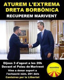 L'ASM dóna suport a l'actuació dels Cantaires per la Llibertat davant Marivent