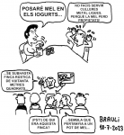 Posaré mel en els iogurts...