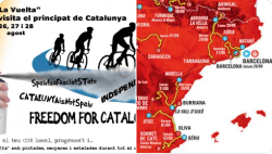 Els CDR convoquen protestes al pas de la "Vuelta" pels Països Catalans