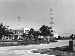 1959- Primera emissió de Ràdio Liberty des de la Platja de Pals.Imatge de part de les instal·lacions en el primers anys de l'emissora.  (Imatge: El Punt Diari)