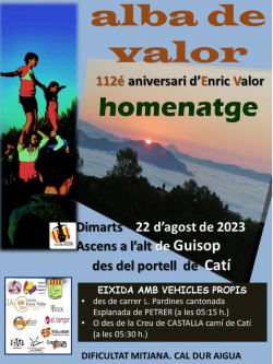 Homenatge a Enric Valor en el 112é aniversari del seu naixement