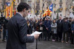 La plaça dedicada al creador de l?Estelada a Barcelona, segueix sense placa des de l?any 2018