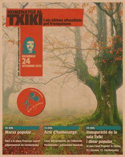 Homenatge en el 48è aniversari de l'afusellament de "Txiki" a Cerdanyola del Vallès