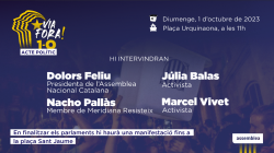 L'ANC crida a omplir els carrers per recuperar "l'esperit d'Urquinaona"