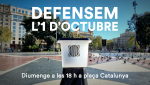 Crida del President Puigdemont a partircipar als per commemorar el actes del Primer d'Octubre