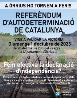 ?Voleu fer efectiva la declaració d?independència proclamada el 27 d?octubre de 2017??