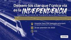 L'ANC convoca una concentració contra la trobada de ministres de transports europeus a Barcelona