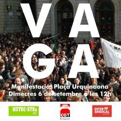 "No comencem el curs amb normalitat: cridem a la vaga el 6 de setembre!"