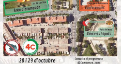 Acampada contra el Quart Cinturó a Sabadell