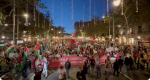 Clam pels carrers de Barcelona: "Aturem el genocidi a Palestina"