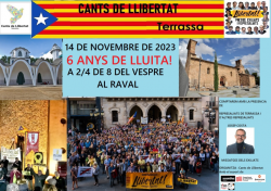6 anys de Cants de Llibertat de Terrassa