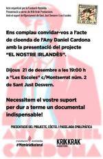 "Daniel Cardona i Civit mereix un documental": presentació del projecte impulsat per Reeixida
