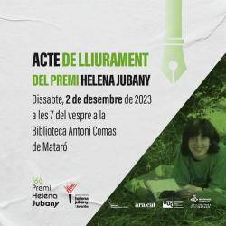 Acte de lliurament del 16è Premi Helena Jubany
