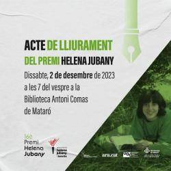 Acte de lliurament del 16è Premi Helena Jubany