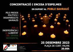 Concentració a Palma en solidaritat amb el poble sahrauí