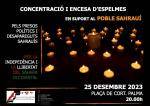 Concentració a Palma en solidaritat amb el poble sahrauí