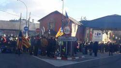 La condemna està relacionada amb la seva participació en un tall a la carretera N-152 com a part de la vaga general convocada per la Intersindical – CSC el 21 de febrer de 2019. (Imatge: CDR- Cerdanya)
