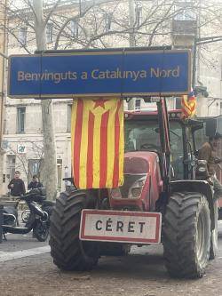 Les mobilitzacions també han estat nombroses a la Catalunya Nord (Imatge: Facebook Unitat Catalana)