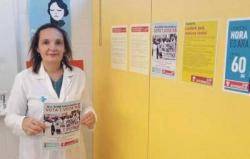 Rosa Valentí, delegada de primària Girona a l?ICS per SOM INTERSINDICAL