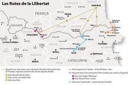 Les rutes de la llibertat. IMATGE: https://historiavibrant.cat