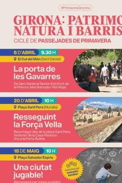 Tornen les passejades de primavera de Guanyem Girona per descobrir l’entorn i el patrimoni de la ciutat