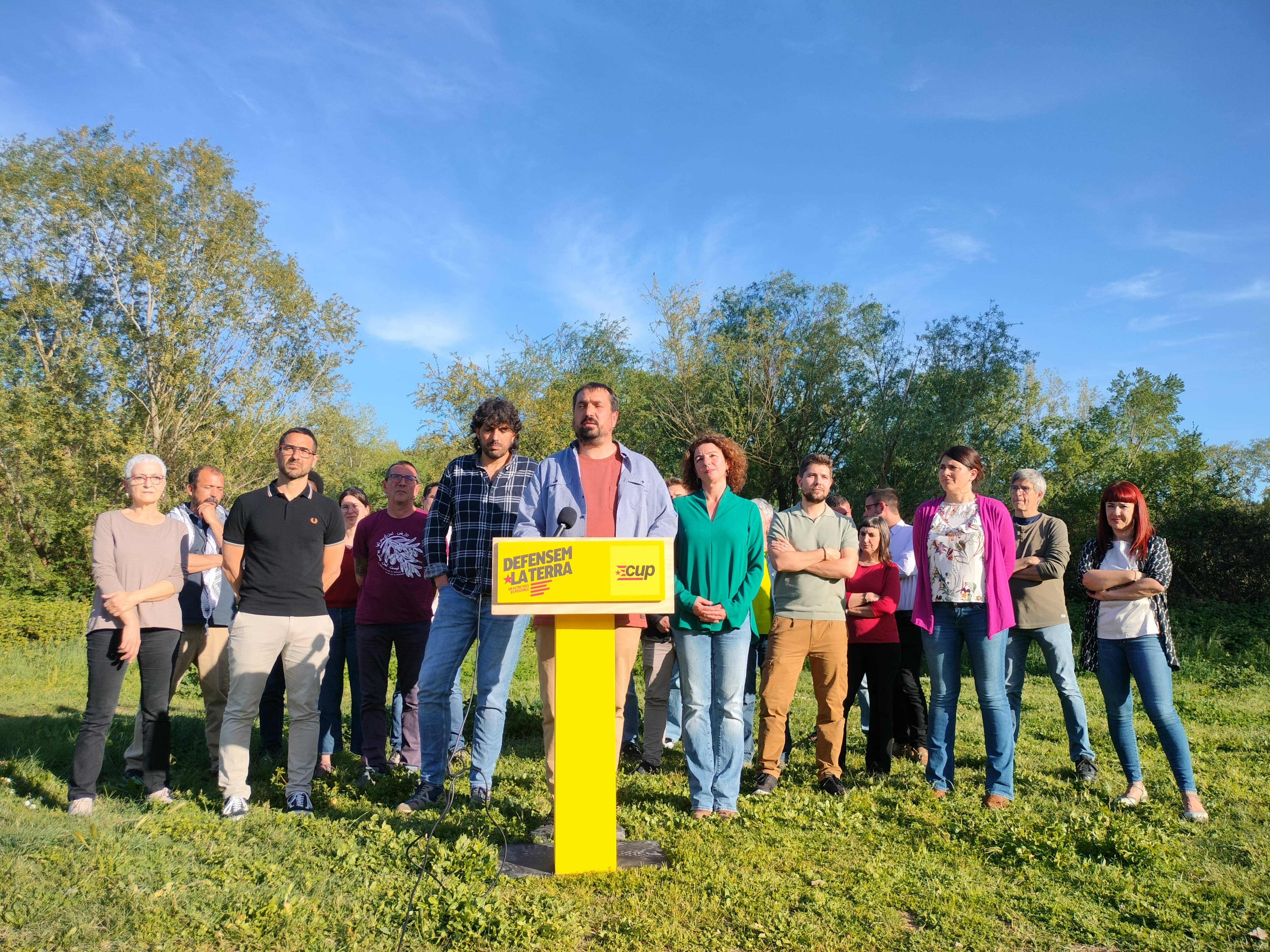 La CUPDefensem la Terra presenta la llista per les eleccions del 12 de maig per la demarcació de Girona, afirmant que surten a guanyar