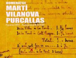 Cartell de l'acte d'homenatge a Martí Vilanova fet a Figueres l'any 2021