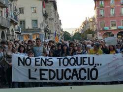 El sistema educatiu, en caiguda lliure