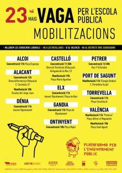 Escola Valenciana crida a participar en la vaga del 23-M en defensa de la llengua