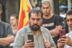 Avui (6/6/2024) a les 19:30h la Coordinadora Antimonàrquica de les Comarques Gironines (CACG) ha realitzat una concentració davant de la seu gironina de la Fundación Princesa de Girona (Imatge: Joan Aureli Martí Boigues)