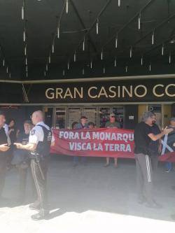 La CACG crida a participar a la manifestació del dia 10 a Lloret de Mar des de l'indret on es reuniran els Borbons (Imatge: Llibertat.cat, 5/7/2024)