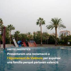 Expulsen una família d'una piscina municipal de València perquè parlaven en català