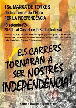 16a Marxa de Torxes de les Terres de l?Ebre per la independència