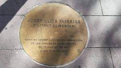 Nou Barris de Barcelona recorda com cada any l'assassinat del maqui Josep Lluís Facerias