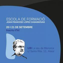 En marxa l'Escola de Formaci&oacute; a Menorca dedicada a Joan F. L&oacute;pez Casasnovas