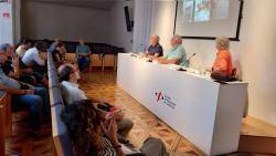 Roda de premsa sobre els incompliments del Compromís del Baix Besòs, al Col·legi de Periodistes (Foto: Confavc)