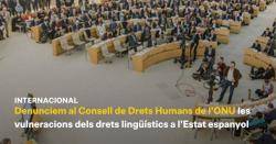 Plataforma per la Llengua presenta un informe que recull les vulneracions de drets lingüístics de l?Estat espanyol