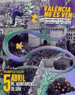 Decidim! dóna suport a la manifestació sota el lema ?València no es ven?