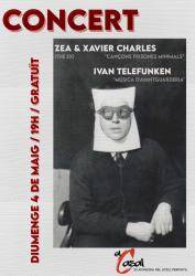 Concert a El Casal  de Catalunya Nord amb Ivan Telefunken i Zea (The EX) & Xavier Charles