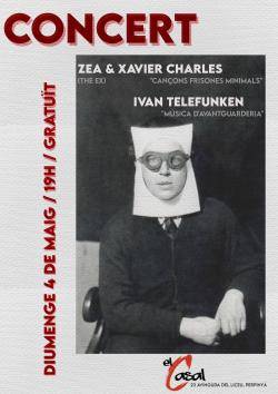 Concert a El Casal  de Catalunya Nord amb Ivan Telefunken i Zea (The EX) & Xavier Charles