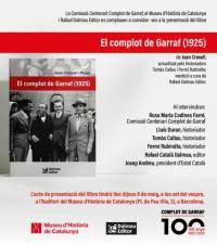 Presentació llibre ?El complot de Garraf? al Museu d'Història de Catalunya