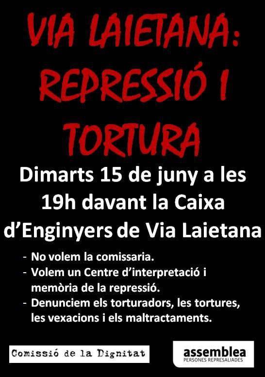 Cartell de la 1a Concentració 15 de juny de 2021