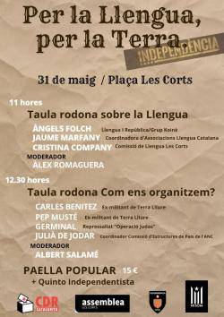 Les Corts a Barcelona acull l'acte "Per la Llengua, per la la Terra"