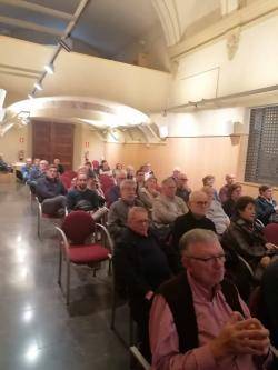 Públic durant l'acte d'homenatge Jaume Compte en el centenari del Complot de Garraf (9/5/2025)