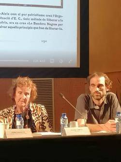 Compte i Santasusana durant l'acte d'homenatge Jaume Compte en el centenari del Complot de Garraf (9/5/2025)