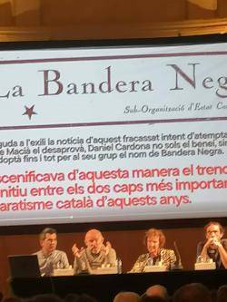 Falguera, Rubiralta, Compte i Santasusana durant l'acte d'homenatge Jaume Compte en el centenari del Complot de Garraf (9/5/2025)