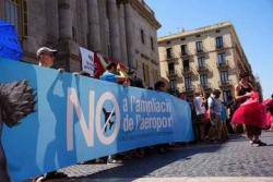 Clam popular a Barcelona contra l?ampliació de l?aeroport