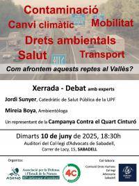 Acte públic sobre mobilitat i dret a la salut
