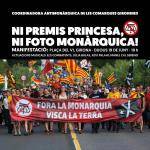 La Coordinadora Antimonàrquica convoca una manifestació per mostrar el rebuig a l'obligació de penjar el retrat del Rei 
